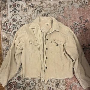 Cropped corduroy jacket